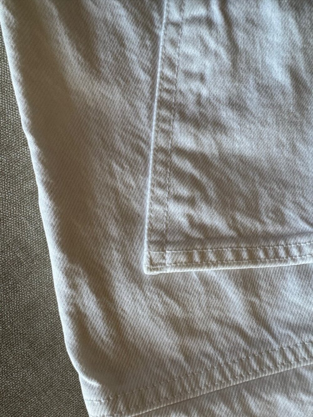 Zara White Straight Leg Denim size 4 - Picture 6 of 6